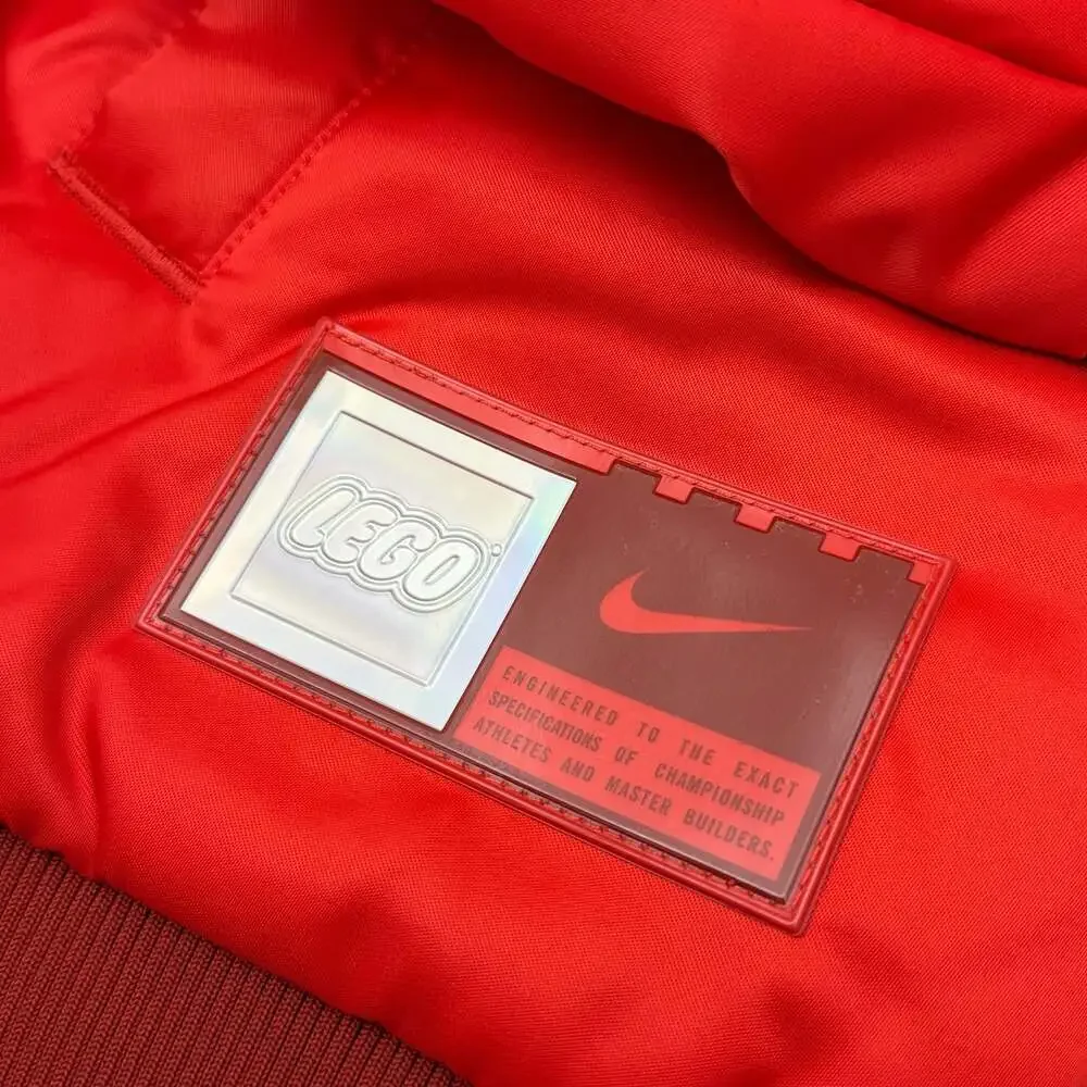 Nike x LEGO Collection Basketball Jacket Red Big Kids Large